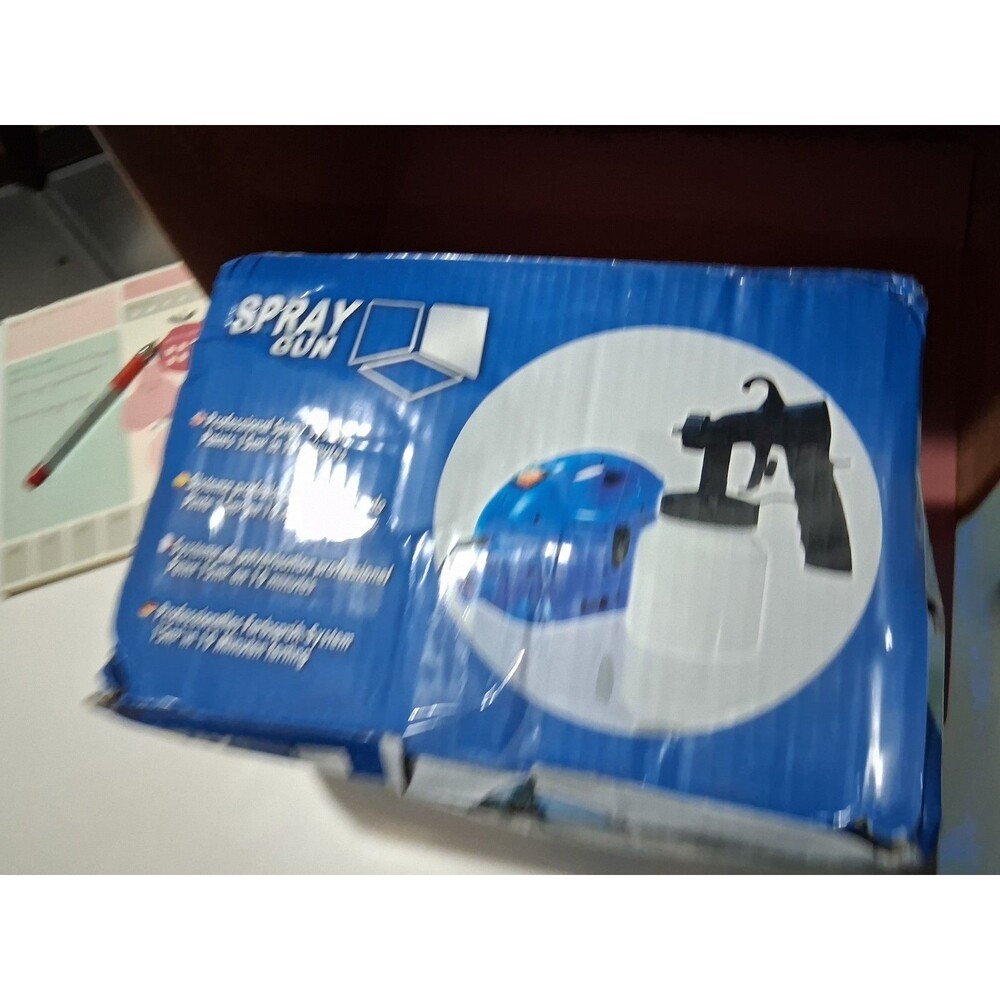 650W Handheld Electric Paint Spray Gun System, 1.5m Hose, 800ml Cup